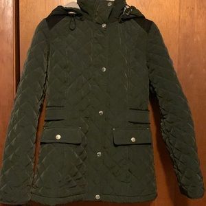 Dark Green Winter Coat